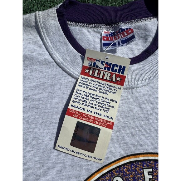 Vintage 90s Phoenix Suns Single Stitch Grey T-Shirt Trenche Ultra NWT Size XL - Picture 5 of 10